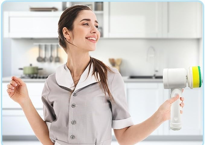 Cepillo de limpieza eléctrico para todos los rincones de tú hogar